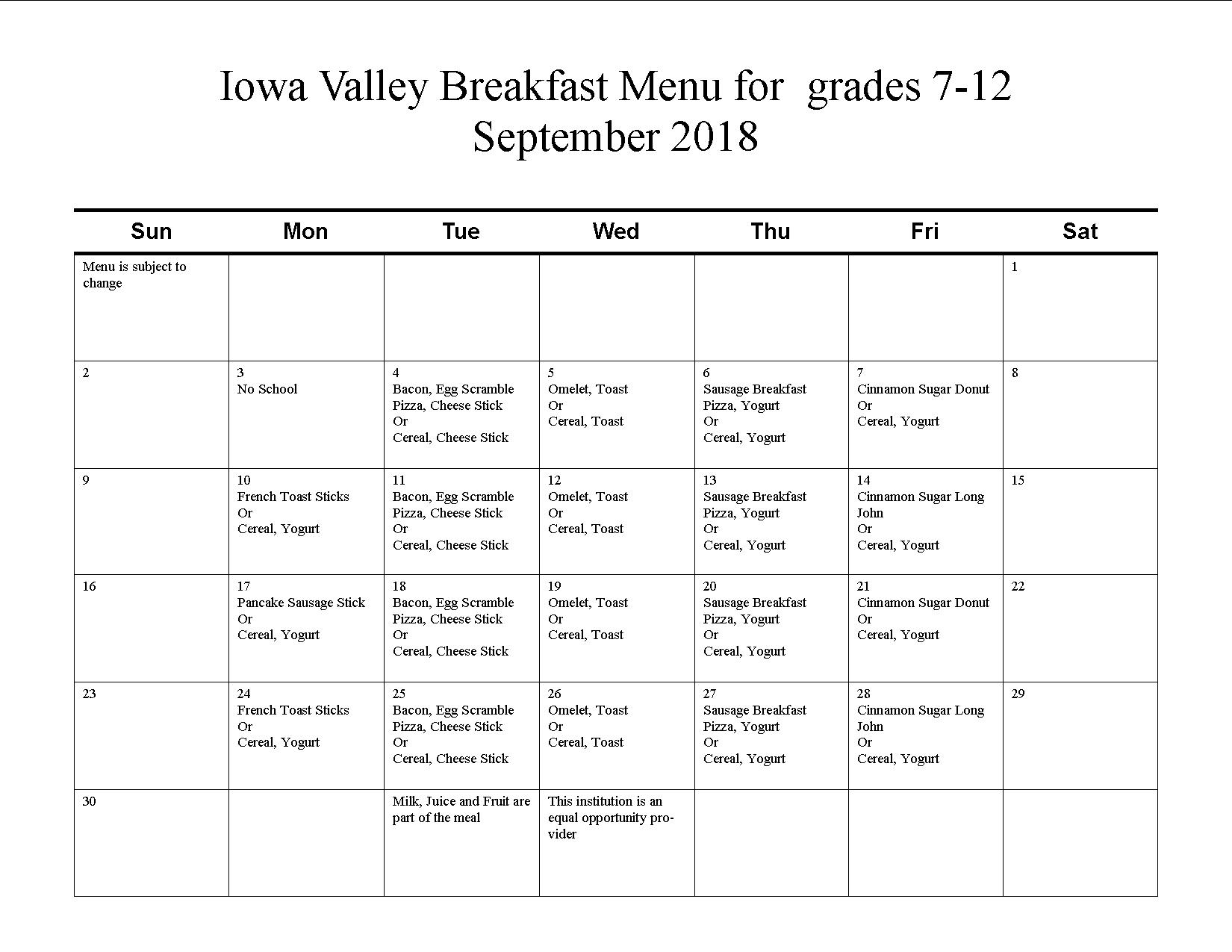 IOWA VALLEY CSD